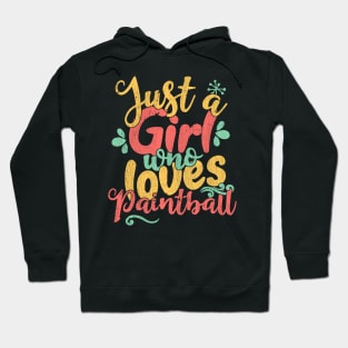 Just A Girl Who Loves Paintball Gift product Hoodie